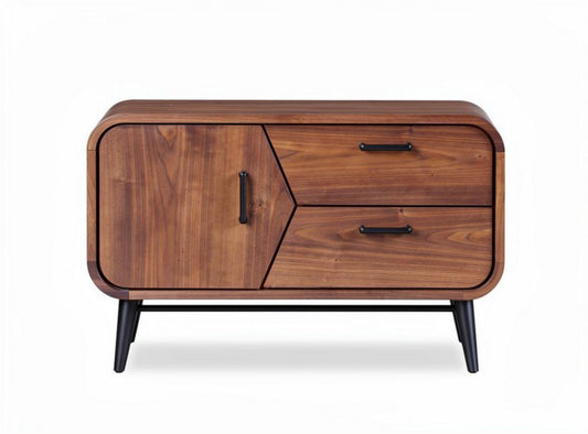 Meuble de rangement avec tiroirs en bois et métal - 80 x 40 x 45cm
