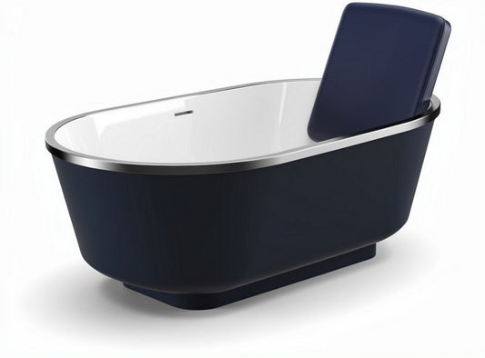 Baignoire relaxante pour salle de bain en acrylique - 150 x 75 x 60cm